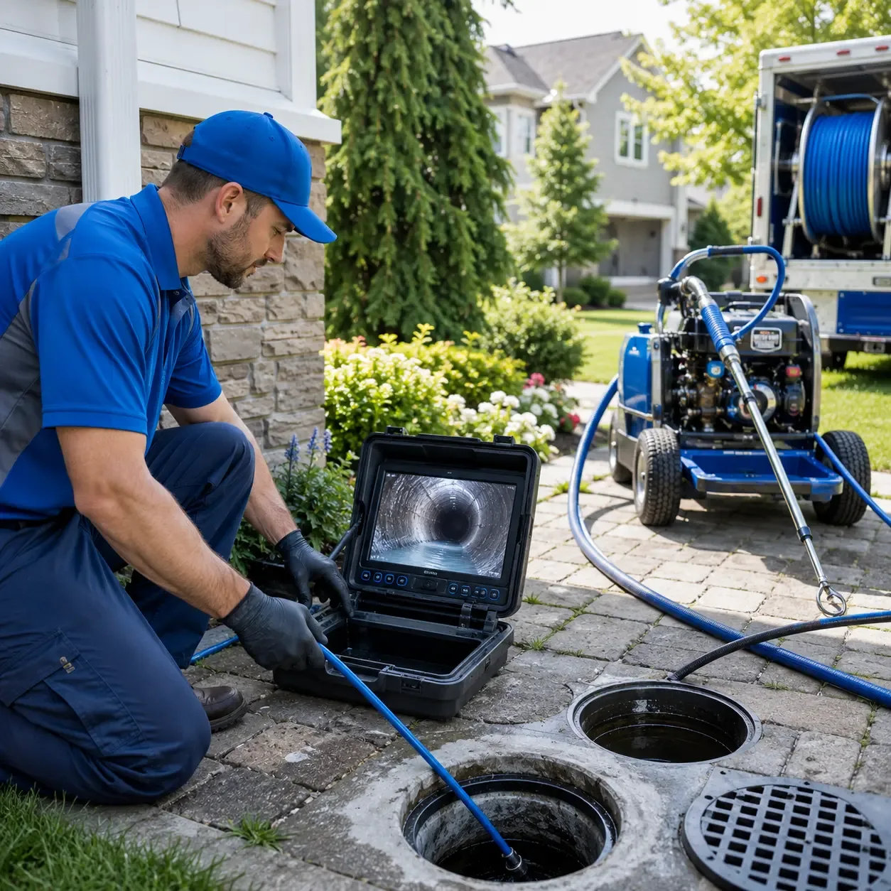 Outdoor drain cleaning professionals serving Woodville, WI