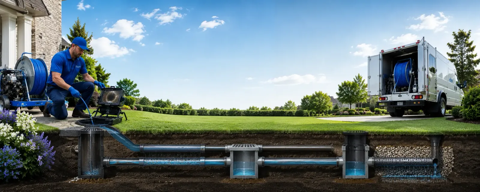 Outdoor drain cleaning information for Woodville, WI